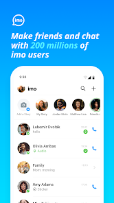 imo beta -video calls and chat screenshots 1